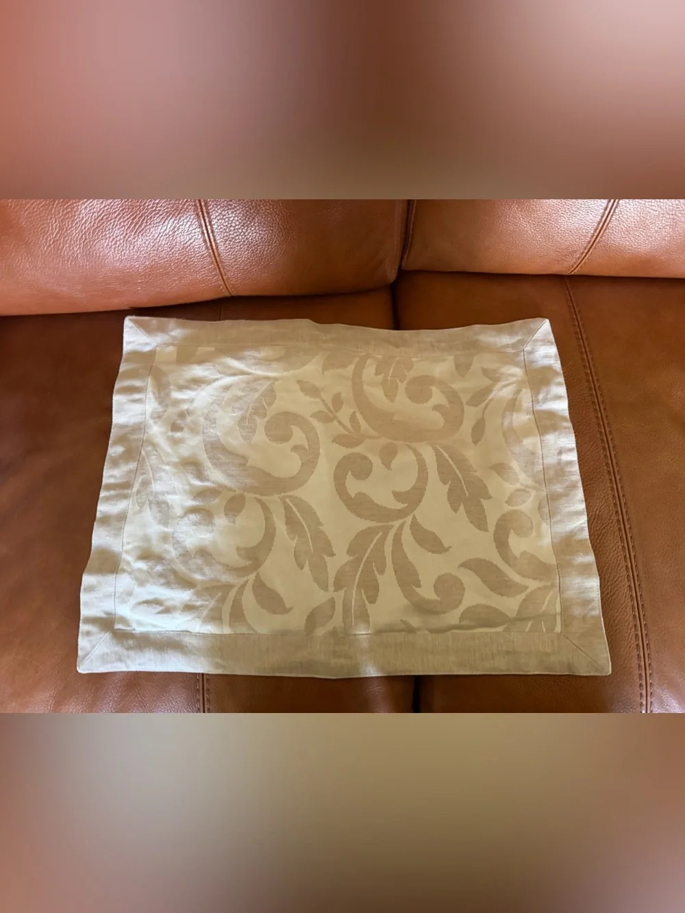 S.D.H. The Purists Grande Jasmine boudoir pillow sham NEW